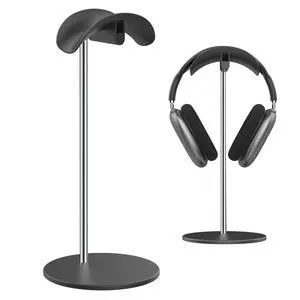 SHUOSUO Headphone Stand, Headset Holder with Solid Base for Desk, Compatible with AirPods Max, Beats, Bose, B&O, Sony, Sennheiser, Gaming, etc (Black) SHUOSUO Headphone Stand, Headset Holder with Solid Base for Desk, Compatible with AirPods Max, Beats, Bose, B&O, Sony, Sennheiser, Gaming, etc (Black)