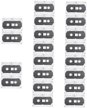 Mikikit 20 Pcs Audio Tape Blank Cassette Tape for Mixtape Cassette Tape Tapes for Recording 30 Minute Cassettes 30 Min Recording Time Tapes Standard Size Cassettes Low Noise Tape Mikikit 20 Pcs Audio Tape Blank Cassette Tape for Mixtape Cassette Tape Tapes for Recording 30 Minute Cassettes 30 Min Recording Time Tapes Standard Size Cassettes Low Noise Tape