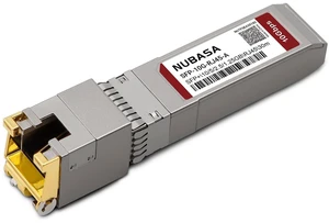 NUBASA SFP+ to RJ45 10Gb Adapter ^^ 10G/5G/2.5G/1.25GB Auto-Sensing ^^ Ultra-Low Power < 2W ^^ Up to 30m, Plug-Play ^^ for Cisco/Ubiquiti/Netgear/Fortinet and More NUBASA SFP+ to RJ45 10Gb Adapter ^^ 10G/5G/2.5G/1.25GB Auto-Sensing ^^ Ultra-Low Power < 2W ^^ Up to 30m, Plug-Play ^^ for Cisco/Ubiquiti/Netgear/Fortinet and More
