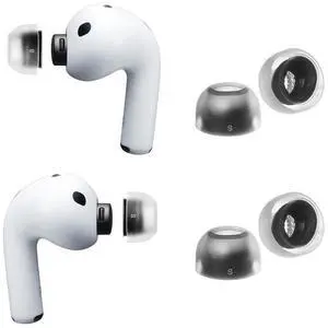 AZLA SednaEarfit MAX for AirPods Pro 3 Replacement Ear Tips for Apple AirPods Pro 3, Medical Silicone Eartip with Pressure-Free Matte Finish, 12H Micro Mesh Filter for Original So AZLA SednaEarfit MAX for AirPods Pro 3 Replacement Ear Tips for Apple AirPods Pro 3, Medical Silicone Eartip with Pressure-Free Matte Finish, 12H Micro Mesh Filter for Original So