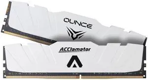 DDR5 32GB 5600MHz Ram16GB2(PC4-44800) Desktop (DIMM) Computer Memory CL42 (5600MT/s XMP3.0/Expo) with Heatsink White Acclamator DDR5 32GB 5600MHz Ram16GB2(PC4-44800) Desktop (DIMM) Computer Memory CL42 (5600MT/s XMP3.0/Expo) with Heatsink White Acclamator