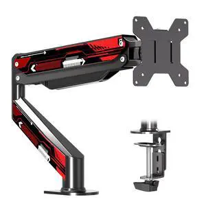 Suptek Monitor Mount Gas Spring Monitor Arm Desk Mount Fully Adjustable Fits 17 20 22 23 24 26 27 32 35 inch Monitors Weight Capacity up to 24.25 lbs, Black&red Suptek Monitor Mount Gas Spring Monitor Arm Desk Mount Fully Adjustable Fits 17 20 22 23 24 26 27 32 35 inch Monitors Weight Capacity up to 24.25 lbs, Black&red