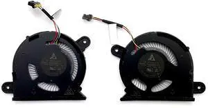 New CPU + GPU Cooling Fan Replacement for DELL XPS 13 9300 9310 P117G 0WX28K 0FRK0V WX28K FRK0V Dual Fans New CPU + GPU Cooling Fan Replacement for DELL XPS 13 9300 9310 P117G 0WX28K 0FRK0V WX28K FRK0V Dual Fans