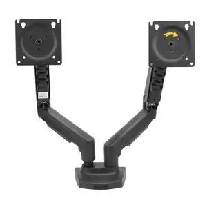 Dual Monitor Stand for 17 to 27in Screen, Height Adjustable Dual Monitor Mount, Load Bearing 4.4-19.8lbs Each Arm, Telescopic Rotating Adjustable Screen Desk Mount Dual Monitor Stand for 17 to 27in Screen, Height Adjustable Dual Monitor Mount, Load Bearing 4.4-19.8lbs Each Arm, Telescopic Rotating Adjustable Screen Desk Mount