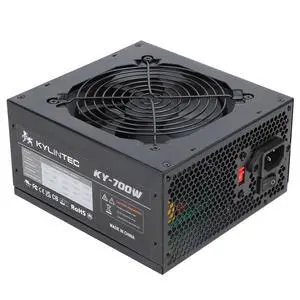 700w Power Supply Non-Modular ATX PSU with 6+2 Pin Connectors PFC Protection and 120mm Silent Fan Gaming PSU KY-700 Black 700w Power Supply Non-Modular ATX PSU with 6+2 Pin Connectors PFC Protection and 120mm Silent Fan Gaming PSU KY-700 Black