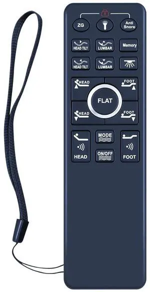 FQOUG Replacement for EGOHOME/Sven & Son/Beverly Adjustable Bed Remote Control, Richmat HJH89 Models FQOUG Replacement for EGOHOME/Sven & Son/Beverly Adjustable Bed Remote Control, Richmat HJH89 Models