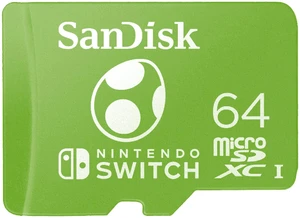 SANDISK 64GB microSD Card, Yoshi Edition SANDISK 64GB microSD Card, Yoshi Edition