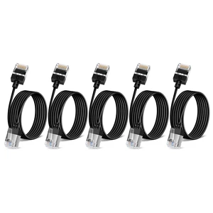 Ultra Thin Cat6 Ethernet Cable 30FT 5Pack, Gigabit UTP Network Cable Ultra Thin Cat6 Ethernet Cable 30FT 5Pack, Gigabit UTP Network Cable