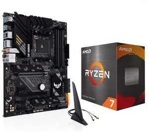 MICRO CENTER AMD Ryzen 7 5800XT Desktop Processor with ASUS TUF Gaming B550-PLUS WiFi II AM4 ATX Gaming Motherboard (DDR4, PCIe 4.0, WiFi 6, 2.5Gb LAN, USB 3.2 Gen 2) MICRO CENTER AMD Ryzen 7 5800XT Desktop Processor with ASUS TUF Gaming B550-PLUS WiFi II AM4 ATX Gaming Motherboard (DDR4, PCIe 4.0, WiFi 6, 2.5Gb LAN, USB 3.2 Gen 2)