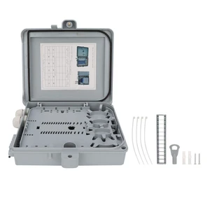 Fiber Optical Terminal Box IP65 12 Core FTTH Fiber Optic Distribution Enclosure 9.84 x 8.66 x 2.56inch Fiber Optical Terminal Box IP65 12 Core FTTH Fiber Optic Distribution Enclosure 9.84 x 8.66 x 2.56inch