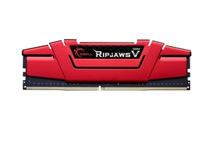 G.SKILL RipjawsV Series DDR4 RAM 8GB (1x8GB) Up to 2666MT/s* CL19-19-19-43 1.20V Intel AMD Desktop Computer Memory U-DIMM - Red (F4-2666C19S-8GVR) G.SKILL RipjawsV Series DDR4 RAM 8GB (1x8GB) Up to 2666MT/s* CL19-19-19-43 1.20V Intel AMD Desktop Computer Memory U-DIMM - Red (F4-2666C19S-8GVR)
