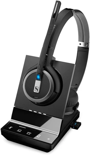 Sennheiserr SDW 5066 (507024) Double-Sided (Binaural) Wireless Headset for Desk Phone Softphone/PC & Mobile Phone, Dual Microphone Ultra Noise Cancelling, Black Sennheiserr SDW 5066 (507024) Double-Sided (Binaural) Wireless Headset for Desk Phone Softphone/PC & Mobile Phone, Dual Microphone Ultra Noise Cancelling, Black