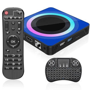 Android TV Box 13.0,8K 4GB 64GB Quad Core Dual WiFi BT with Mini Keyboard Android TV Box 13.0,8K 4GB 64GB Quad Core Dual WiFi BT with Mini Keyboard