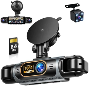 Koravolo 4 Channel 360 Dash Cam Front and Rear Inside, with 64GB Card Koravolo 4 Channel 360 Dash Cam Front and Rear Inside, with 64GB Card