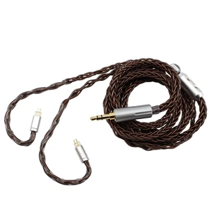 Youkamoo 0.78mm 2 Pin IEM Cable 3.5mm Silver Plated Copper Earphone Upgrade Cord Compatible with KZ BL03 TRN V90 V80 ZS10 AS10 ZST, Brown, 1.2m 4ft Youkamoo 0.78mm 2 Pin IEM Cable 3.5mm Silver Plated Copper Earphone Upgrade Cord Compatible with KZ BL03 TRN V90 V80 ZS10 AS10 ZST, Brown, 1.2m 4ft