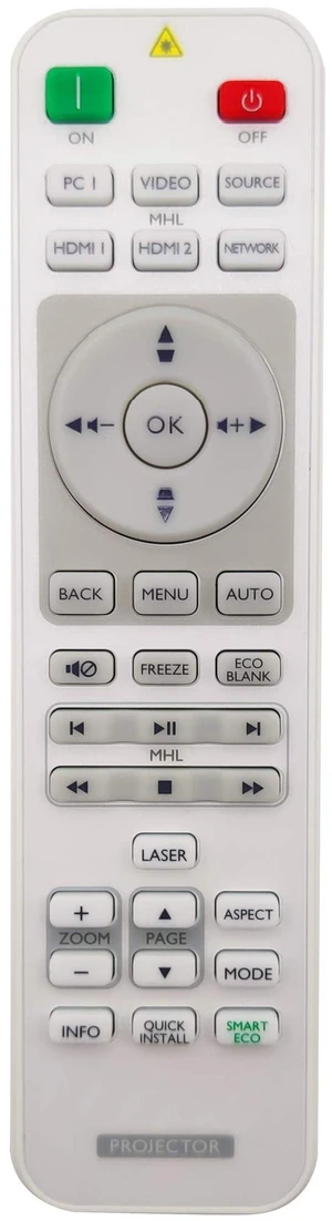 INTECHING 5J.JGM06.001 Projector Remote Control Replacement INTECHING 5J.JGM06.001 Projector Remote Control Replacement