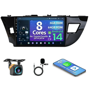 8 Core 6G+64G Upgrade Android 14 Car Radio for Toyota Corolla 2014-2016 8 Core 6G+64G Upgrade Android 14 Car Radio for Toyota Corolla 2014-2016