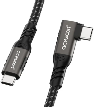 aceyoon 240W USB C to USB C Cable 1.6ft, Right Angle Type C Charger, Nylon Braided Short 90 Degree Right Angle USB C Cable Compatible with iPhone 17 16 15 Pro Max Galaxy S24 S23 iPad aceyoon 240W USB C to USB C Cable 1.6ft, Right Angle Type C Charger, Nylon Braided Short 90 Degree Right Angle USB C Cable Compatible with iPhone 17 16 15 Pro Max Galaxy S24 S23 iPad