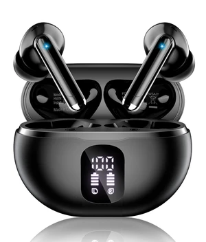 Wireless Earbuds, Bluetooth 5.4 Ear Buds Bass Stereo, Headphones with Noise Cancelling Mic, LED Display in Ear Earphones Clear Calls, IP7 Waterproof Bluetooth Earbuds for Phone/Android/iPad Dar Wireless Earbuds, Bluetooth 5.4 Ear Buds Bass Stereo, Headphones with Noise Cancelling Mic, LED Display in Ear Earphones Clear Calls, IP7 Waterproof Bluetooth Earbuds for Phone/Android/iPad Dar