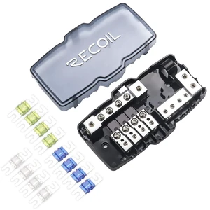 Recoil MPG4 4-Way Mini-ANL Fused Distribution Block Ground with 12pcs Fuses Recoil MPG4 4-Way Mini-ANL Fused Distribution Block Ground with 12pcs Fuses