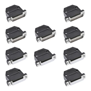 MECCANIXITY 20pcs DB25 D-SUB Solder Type Connector Adapter Kit 2 Row 25 Pin MECCANIXITY 20pcs DB25 D-SUB Solder Type Connector Adapter Kit 2 Row 25 Pin