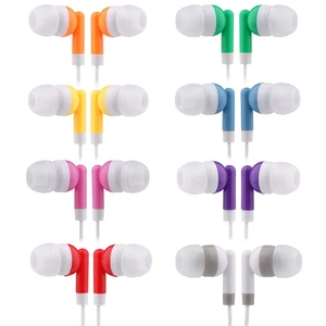 CN-Outlet Wholesale Kids Bulk Earbuds Headphones 100 Pack Multi Colored Individually Bagged Disposable Earphones Perfect for School Classroom Libraries Students CN-Outlet Wholesale Kids Bulk Earbuds Headphones 100 Pack Multi Colored Individually Bagged Disposable Earphones Perfect for School Classroom Libraries Students