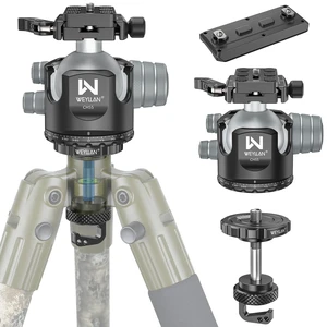 WEYLLAN Tripod Ball Head Conversion Kit w Lever Release for BOG DeathGrip WEYLLAN Tripod Ball Head Conversion Kit w Lever Release for BOG DeathGrip