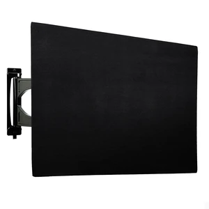 Indoor TV dust cover, elastic fabric with adjustable size, Suitable for most brands of 66-75 inch flat or curved TVs (Black, 66 - 75 inches) Indoor TV dust cover, elastic fabric with adjustable size, Suitable for most brands of 66-75 inch flat or curved TVs (Black, 66 - 75 inches)