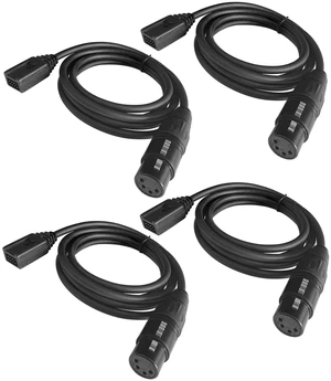 Headset Cable 5ft,4Pin XLR Connector for ClearCom CC-110-X4/CC-300-X4 Headset Cable 5ft,4Pin XLR Connector for ClearCom CC-110-X4/CC-300-X4