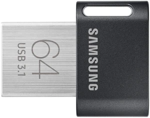 Samsung FIT Plus USB Flash Drive Type-A 64GB 300MB/s Read 30MB/s Write Compact USB 3.1 Flash Drive with Key Ring, Gray, MUF-64AB/APC Samsung FIT Plus USB Flash Drive Type-A 64GB 300MB/s Read 30MB/s Write Compact USB 3.1 Flash Drive with Key Ring, Gray, MUF-64AB/APC