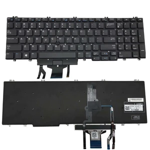 for DELL Precision 7530 7730 E7530 M7530 7540 7740 Series Black Frameless, with Backlight, with Mouse Stick 0DK60 00DK60 266YW 0266YW 06P79 006P79 US Layout Notebook Keyboard for DELL Precision 7530 7730 E7530 M7530 7540 7740 Series Black Frameless, with Backlight, with Mouse Stick 0DK60 00DK60 266YW 0266YW 06P79 006P79 US Layout Notebook Keyboard