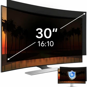 QOYZINE 2 Pack 30 inch Computer Privacy Screen Filter for 16:10 Aspect Ratio Widescreen Monitor,30in Curved Computer Monitor Privacy Shield Anti Glare Eye Protection, Anti-Scratch Removable Protector QOYZINE 2 Pack 30 inch Computer Privacy Screen Filter for 16:10 Aspect Ratio Widescreen Monitor,30in Curved Computer Monitor Privacy Shield Anti Glare Eye Protection, Anti-Scratch Removable Protector