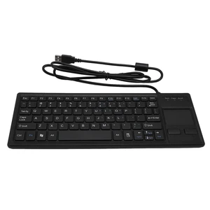Hamwesh Industrial Keyboard, IP68 Industrial Grade Wired Durable Integrated Touchpad Plug and Play Compact USB Keyboard, Mechanical USB with Built in Hub for Hamwesh Industrial Keyboard, IP68 Industrial Grade Wired Durable Integrated Touchpad Plug and Play Compact USB Keyboard, Mechanical USB with Built in Hub for