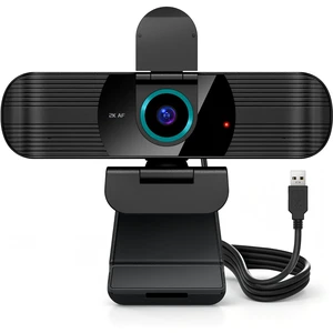 RUWBY Pro QHD 2K/60fps Webcam, External USB Web Camera for PC/Laptop RUWBY Pro QHD 2K/60fps Webcam, External USB Web Camera for PC/Laptop