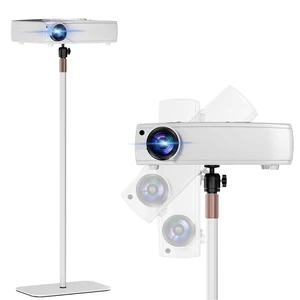 PUTORSEN Universal Projector Stand, Height Adjustable Floor Stand, White PUTORSEN Universal Projector Stand, Height Adjustable Floor Stand, White