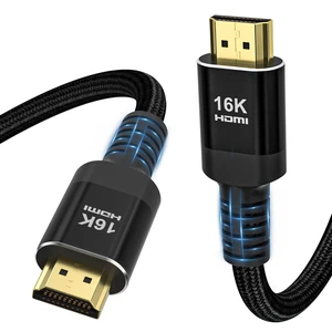 GeoHN.G 96Gbps HDMI Cable 2.2 6.6FT/2M, 16K@60Hz 8K@120Hz 4K@240Hz, Braided HDMI Cord Supports eARC HDR10+ HDCP 2.2&2.3, for PS5/4 TV Monitor Projector GeoHN.G 96Gbps HDMI Cable 2.2 6.6FT/2M, 16K@60Hz 8K@120Hz 4K@240Hz, Braided HDMI Cord Supports eARC HDR10+ HDCP 2.2&2.3, for PS5/4 TV Monitor Projector