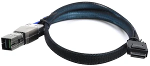 AoQhir OCuLink 4i SFF-8611 to SAS SFF-HD 8644 4i Cable, 12Gbps High-Speed Server Data Cable Compatible with RAID Controller, Workstation, Storage Expansion (0.5M/19.68in) AoQhir OCuLink 4i SFF-8611 to SAS SFF-HD 8644 4i Cable, 12Gbps High-Speed Server Data Cable Compatible with RAID Controller, Workstation, Storage Expansion (0.5M/19.68in)