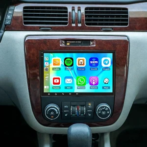 Car Radio Stereo for Chevy Impala 2006-2013 with Carplay Android Auto Double Din Car Audio Receiver Support GPS WiFi 8" HD Touch Screen Mirror Link Bluetooth EQ Navigation Split Screen SWC, 2+32G Car Radio Stereo for Chevy Impala 2006-2013 with Carplay Android Auto Double Din Car Audio Receiver Support GPS WiFi 8" HD Touch Screen Mirror Link Bluetooth EQ Navigation Split Screen SWC, 2+32G