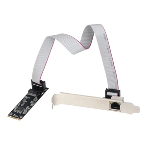 M.2 2280 5Gbps Ethernet Network Card, Realtek RTL8126 Chip, B+M Key, 5 Gigabit RJ45 LAN Adapter, Multi-Gigabit 5G/2.5G/1G/100M/10Mbps, for Windows/Linux M.2 2280 5Gbps Ethernet Network Card, Realtek RTL8126 Chip, B+M Key, 5 Gigabit RJ45 LAN Adapter, Multi-Gigabit 5G/2.5G/1G/100M/10Mbps, for Windows/Linux