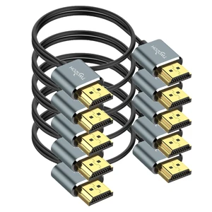 Twozoh Slim 4K HDMI Cable 1.6FT 5 Pack, Ultra Thin & Flexible Skinny HDMI to HDMI 2.0 Cord Support 4K/60HZ 18gbps Laptop, Monitor, PS5, PS4, Xbox One, Fire TV Twozoh Slim 4K HDMI Cable 1.6FT 5 Pack, Ultra Thin & Flexible Skinny HDMI to HDMI 2.0 Cord Support 4K/60HZ 18gbps Laptop, Monitor, PS5, PS4, Xbox One, Fire TV