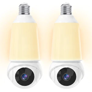WESECUU Light Bulb Security Camera -5G& 2.4GHz WiFi 2K Bulb Camera, 1000-Lumen Dimmable LED & Alarm,Two-Way Talk,Color Night Vision,Human Detection, Compatible with Alexa WESECUU Light Bulb Security Camera -5G& 2.4GHz WiFi 2K Bulb Camera, 1000-Lumen Dimmable LED & Alarm,Two-Way Talk,Color Night Vision,Human Detection, Compatible with Alexa