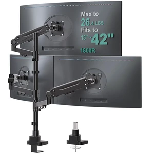 WALI Stacked Triple Monitor Mount for 13-42 inch Curved Screen, Max 26.4lbs WALI Stacked Triple Monitor Mount for 13-42 inch Curved Screen, Max 26.4lbs