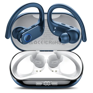 Active Noise Cancelling Ear Buds Wireless Earbuds Dual Battery Display, Bluetooth Headphones with Deep Bass, IPX7 Waterproof, Ultra Light Comfort Wear, Sports Earphones for Running Workout Gym Active Noise Cancelling Ear Buds Wireless Earbuds Dual Battery Display, Bluetooth Headphones with Deep Bass, IPX7 Waterproof, Ultra Light Comfort Wear, Sports Earphones for Running Workout Gym