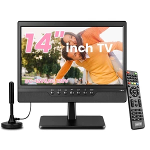 Jexiop 14inch Small LED HD TV,Built-in ATSC,Dual-Mount Support for Desktop & Wall Mount-HDMI-USB-AV IN-12v/AC Power for RV&Kitchen Jexiop 14inch Small LED HD TV,Built-in ATSC,Dual-Mount Support for Desktop & Wall Mount-HDMI-USB-AV IN-12v/AC Power for RV&Kitchen