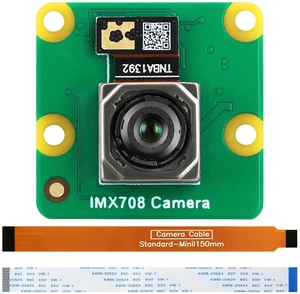 IMX708 12MP Camera Module 75 FOV Auto-Focus, High Dynamic Range (HDR) Includes 15-15pin, 15-22pin Cable Compatible with Raspberry Pi 5/4B+/3B+/3B/Zero IMX708 12MP Camera Module 75 FOV Auto-Focus, High Dynamic Range (HDR) Includes 15-15pin, 15-22pin Cable Compatible with Raspberry Pi 5/4B+/3B+/3B/Zero