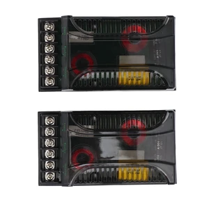 2Pcs 2 Way Car Audio Crossover with Overcurrent Protection Heat Dissipation, Speaker Frequency Divider for Superior Sound Quality 2Pcs 2 Way Car Audio Crossover with Overcurrent Protection Heat Dissipation, Speaker Frequency Divider for Superior Sound Quality