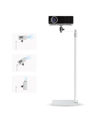 suptek Projector Stand Against Wall Hidden Stand, 360 Swivel, Height Adjustable 32.6"- 46", Holds up to 11lbs, Universal Projector Mount Bracket, Compatible with Home Video Vlog DVR Camera, PR007FPW suptek Projector Stand Against Wall Hidden Stand, 360 Swivel, Height Adjustable 32.6"- 46", Holds up to 11lbs, Universal Projector Mount Bracket, Compatible with Home Video Vlog DVR Camera, PR007FPW