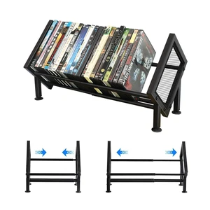 PUTNATRURE DVD Storage Rack, Expandable Video Game Shelf & Blu Ray Holder PUTNATRURE DVD Storage Rack, Expandable Video Game Shelf & Blu Ray Holder