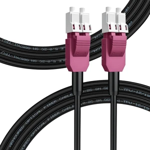 FLYPROFiber- Outdoor OM4 Multimode LC to LC Fiber Patch Cable 20M/66ft FLYPROFiber- Outdoor OM4 Multimode LC to LC Fiber Patch Cable 20M/66ft
