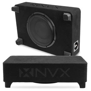 NVX BXSQ112 12" SQ-Series Shallow-Mount Loaded Subwoofer Enclosure NVX BXSQ112 12" SQ-Series Shallow-Mount Loaded Subwoofer Enclosure